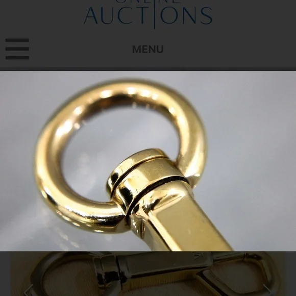 Authentic Louis Vuitton Shiny Gold Key Holder - Picture 5 of 7